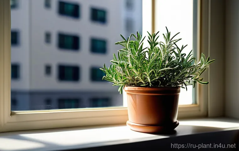 바질 로즈마리 등 허브 키우기 차이점 - **Prompt:** A close-up shot of a vibrant, lush basil plant thriving on a sun-drenched windowsill in ... 바질 로즈마리 등 허브 키우기 차이점 - **Prompt:** A close-up shot of a vibrant, lush basil plant thriving on a sun-drenched windowsill in ...